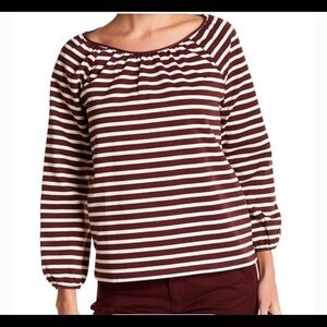 $5 SALE J Crew Structured Peasant Top Size XS